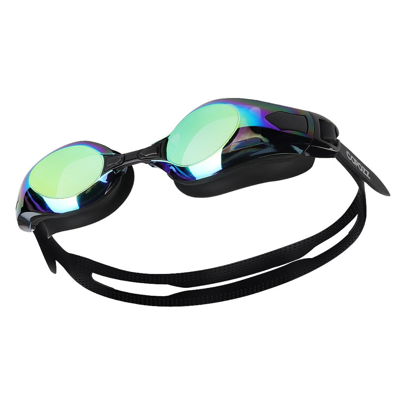 COPOZZ Kurzsichtigkeit Schwimmbrille Männer Frauen Erwachsene 0 -1,5 bis -8 Double Anti Fog UV Protecion Schwimmbrille Pro Dioptrien Zwembril