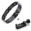 Rainso Bio Energy Titan Armband Armreif Magnetisch Gesundheitspflege Schmerzlinderung Armbänder Für Männer Freundschaft Schmuck Mode