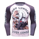 Traje deportivo de compresión para hombre, secado rápido, transpiración, entrenamiento físico, Kit MMA, rashguard, ropa deportiva para hombre, ropa para correr y correr