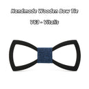 Mahoosive Holz Fliege Männer Bräutigam heiraten Groomsmen Hochzeitsfeier Bunte gravierte Schmetterlings-Krawatten Herren-Holzfliege