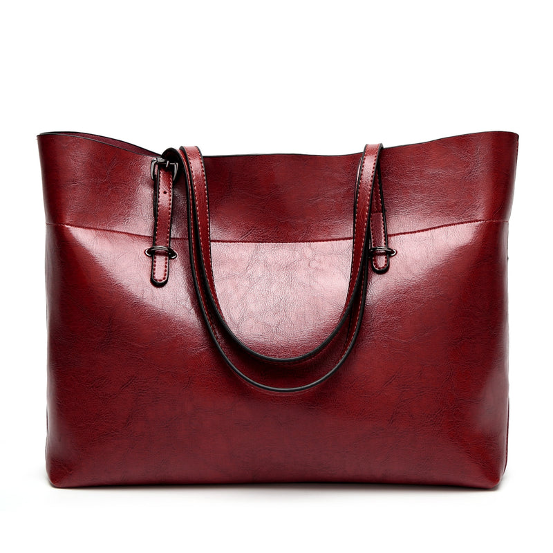 Bolsos de mensajero para mujer 2021, bolsos de mano informales de gran tamaño, bolso de mano de cuero sólido, bolso de hombro de marca famosa, bolso femenino