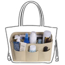 Mode-Frauen-Beutel-Kosmetiktaschen und bilden Organisator-Filz-Einsatz-Beutel für Handtaschen-Filz-Stoff-Innenbeutel-passende verschiedene Marken-Taschen