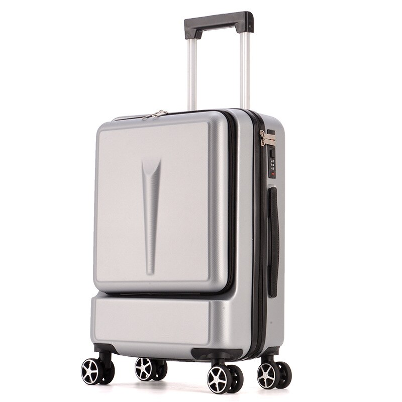 Letrend New Fashion 24 Inch Front Pocket Rolling Luggage Trolley Password Box 20&