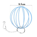 2019 New Pet Supplies Hay Manger Food Ball Edelstahlbeschichtung Gras Rack Ball für Kaninchen Meerschweinchen Pet Hamster Supplies