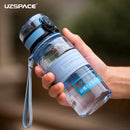 UZSPACE Sportwasserflasche Kids Tour Kunststoff Wasserkocher Tragbar Auslaufsicher Kinder My Favourite Drink Bottle 350ml Tritan BPA Free