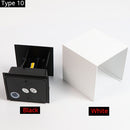 6W/10W LED Wall Lamp Indoor Bedroom Decoration Wall Light Outdoor Garden Lamp Waterproof IP65 Aluminum Brushed Gold/Silver/Brown