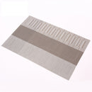 WHQ 4 STÜCKE 40 x 30 cm Tischsets PVC Esstisch Matte Disc Bowl Pads Untersetzer Wasserdichte Tischdecke Pad Moderne rutschfeste Unterlage