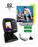 FF918-CWLS Lucky Boat Fischfinder Farbdisplay Funkreichweite 300 m Tiefenreichweite 100 m