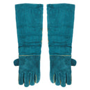 Neue Anti-Biss-Sicherheitshandschuhe für Fanghunde, Katzen, Reptilien, Tiere, ultralanges Leder, grüne Haustiere, Greifen, Beißen, Schutzhandschuh