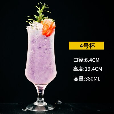 Creative Coctail Cocktail Glass Cup Juice Glass barware Cup Summer Sand Ice Cream cup Drinkware Beer Milk-shake Fruit Tea glass