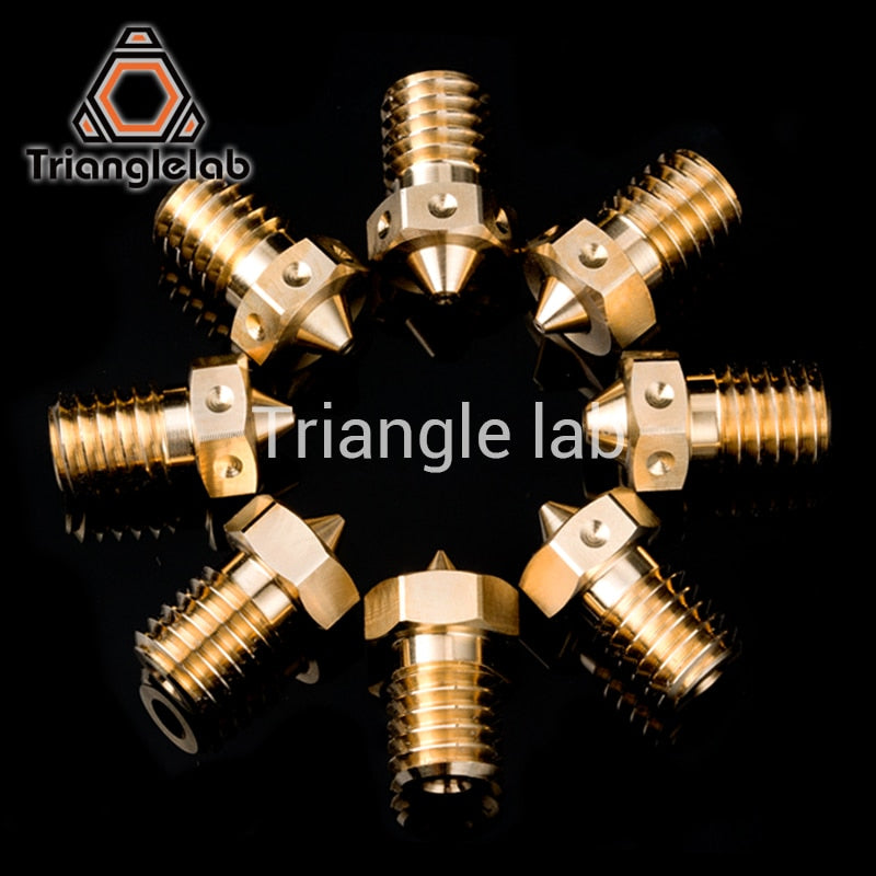 Trianglelab, boquilla V6 de alta calidad para impresoras 3D hotend, 4 unids/lote, boquilla de impresora 3D para extrusora v6 hotend prusa i3 mk3