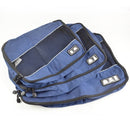 RUPUTIN 3Pcs/set Travel Luggage Organizer Packing Cubes Set Breathable Mesh Storage Clothes Bag Waterproof Travel Accessories