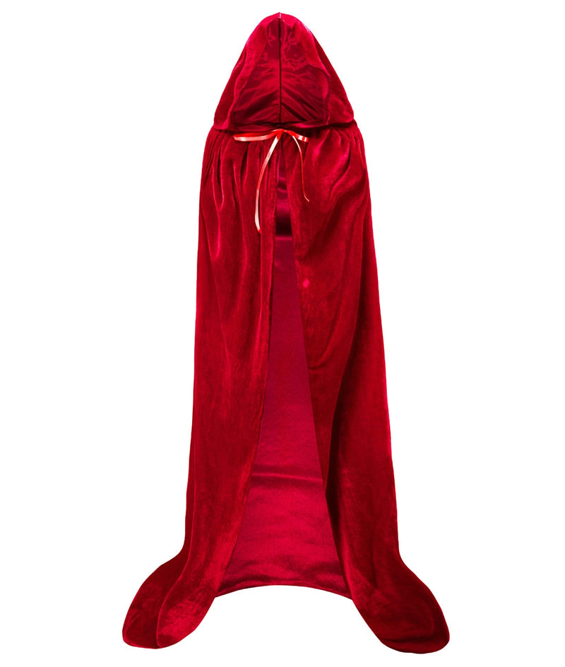2021 disfraz de Halloween Unisex Cosplay capa de la muerte capa larga con capucha mago bruja capa Medieval S-XL negro blanco rojo café azul