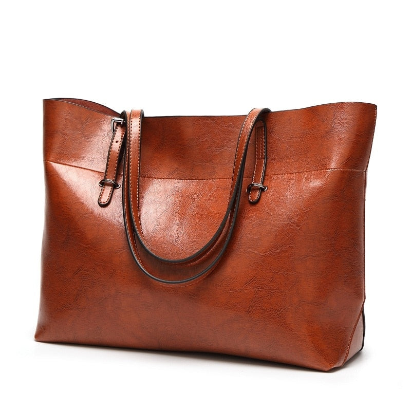 Bolsos de mensajero para mujer 2021, bolsos de mano informales de gran tamaño, bolso de mano de cuero sólido, bolso de hombro de marca famosa, bolso femenino