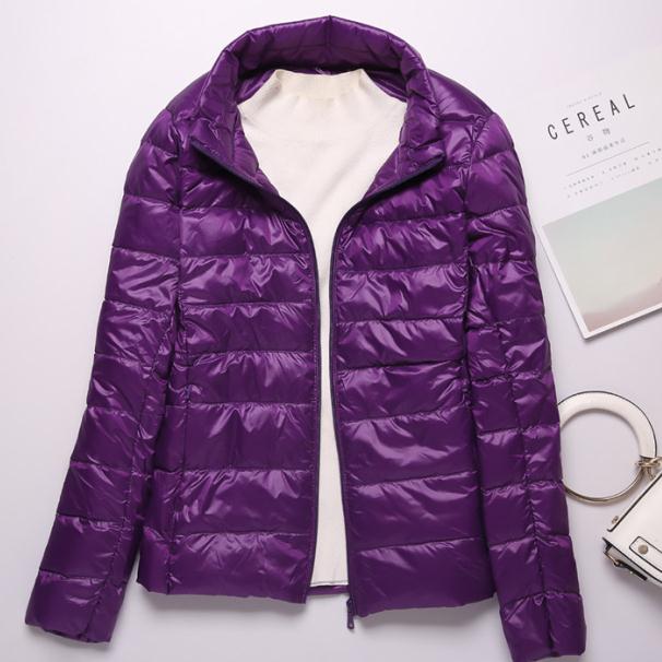 2022 Autumn Winter Women Lightweight White Duck Down Jacket Parka Female Ultra Light Down Coat Warm Puffer Outwears Short Tops