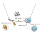 Lotus Fun Real 925 Sterling Silber Naturstein Handgemachter Designer Feiner Schmuck Elegante Lotusknospen-Halskette für Frauen