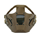Máscara táctica de malla de hierro multifunción con casco rápido y gafas tácticas Airsoft Hunting Motorcycle Sport Play