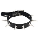 Schwarz Spike Choker Gürtel Kragen Frauen Pu Leder Goth Choker Halskette für Frauen Party Club Chockers Sexy Gothic Schmuck Harajuku
