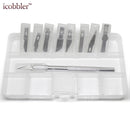 Juego de cuchillos y tablas de cortar profesionales de alta calidad, herramientas manuales para papel, escultura de madera, modelo de borrador, cuchillos afilados