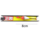 OUTKIT 3 Teile/los 8 cm Vertikale Boje Angelschwimmer Set Holz Angelschwimmer Pesca Angelgerät Tiple Anzug Zubehör