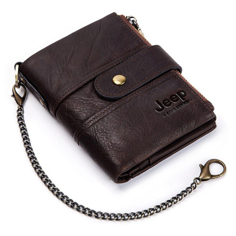 2022 100% Genuine Leather Rfid Wallet Men Crazy Horse Wallets with Coin Purse Short Male Money Bag Mini Walet High Quality Boys