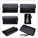 JEEP BULUO Famous Brand Men's Handbag Day Clutches Bags Luxury For Phone and Pen High Quality Spilt Leather Wallets Hand Bag