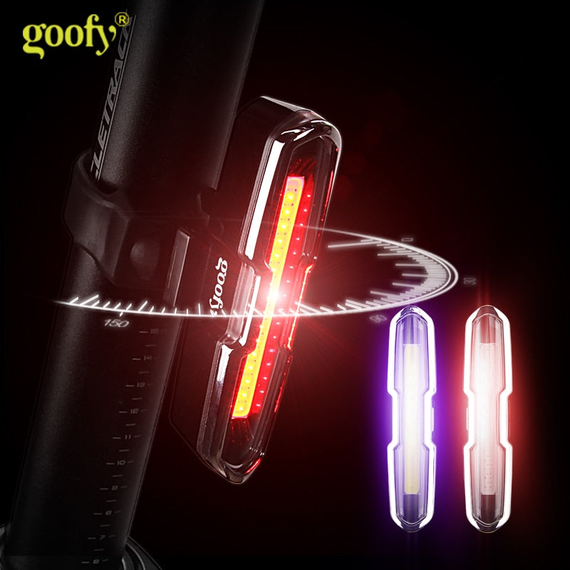 Fahrradlicht hinten vorne montieren COB Fahrradlenker Helm Rucksacklicht Radfahren Rücklicht für Fahrradlampe Kopf Taschenlampe