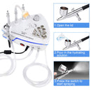 Beauty Star Diamond Microdermabrasion Dermabrasion Maschine mit Spritzpistole Wasserspray Vakuumabsaugung Peeling Gesichtsmassage