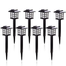 2/4/6/8pcs LED Solar Pathway Lights Wasserdichte Outdoor-Solarlampe für Garten/Landschaft/Hof/Terrasse/Einfahrt/Gehwegbeleuchtung