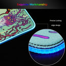 Sovawin Gaming Mauspad RGB Hintergrundbeleuchtung Matte 900x400 Gamer XXL Computer Mousepad CS GO Hyper Beast Rutschfeste Gummi Schreibtischunterlage für PC