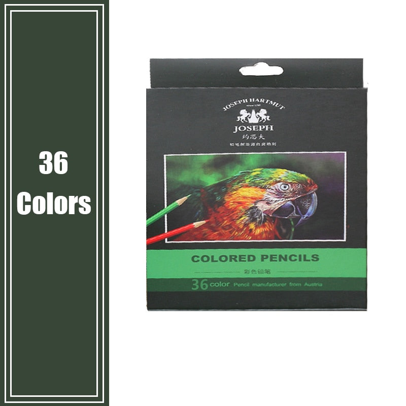 12/18/24/36/48/72 Colors Oily Color Pencil  Artistic  Color Lead Brush Sketch Wood  Pencils Set Hand-Painted School Supplies