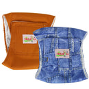 Ohbabyka 2er-Pack Stoffwindel für Haustiere, männliche Hunde, physiologische Hygiene, Hundeshorts, Unterwäsche, Hose für Hunde, Windelüberzug