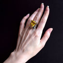 DreamCarnival 1989, joyería de moda elegante, anillo para mujer, corte triangular grande, circón, flores rojas, fiesta de citas, envío directo, caliente WA11658