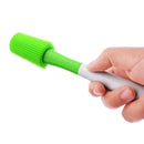 LMETJMA Silikonbecherbürste Flaschenbecher Reinigungsbürste Für Glasbecher Thermoskannen Kaffeetassen Langstiel Reinigungsbürste KC0132