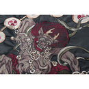 Aolamegs Jacken Herren Japanische Stickerei MA1 Jacke Trainingsanzug Mäntel Hip Hop Stehkragen Lässig Gemütlich Herren Windjacke Streetwear