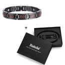 Rainso Bio Energy Titan Armband Armreif Magnetisch Gesundheitspflege Schmerzlinderung Armbänder Für Männer Freundschaft Schmuck Mode