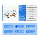 Vagsure 2/3/4/5-Wege-Wasserauslass Kalt- und Warmintubation 10/12,5/14,5 cm Messing-Umsteller Duscharmatur Mischventil-Set Badezimmer