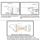 12 + 3 Stück Magnetische Kindersicherung Kinderschutz Baby Sicherheitsschloss Schubladenriegel Schranktürschloss Limiter Infant Security Locks