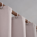 Wasserdichter Schimmelverdickungs-Duschvorhang Einfarbiger Duschvorhang Badezimmervorhang Leinenimitat Duschvorhang D40