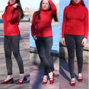 Zapatos de tacón alto Meotina, zapatos Mary Janes para mujer, zapatos de tacón medio de charol, zapatos de tacón cuadrado con hebilla para mujer, zapatos rojos de talla grande 33-43