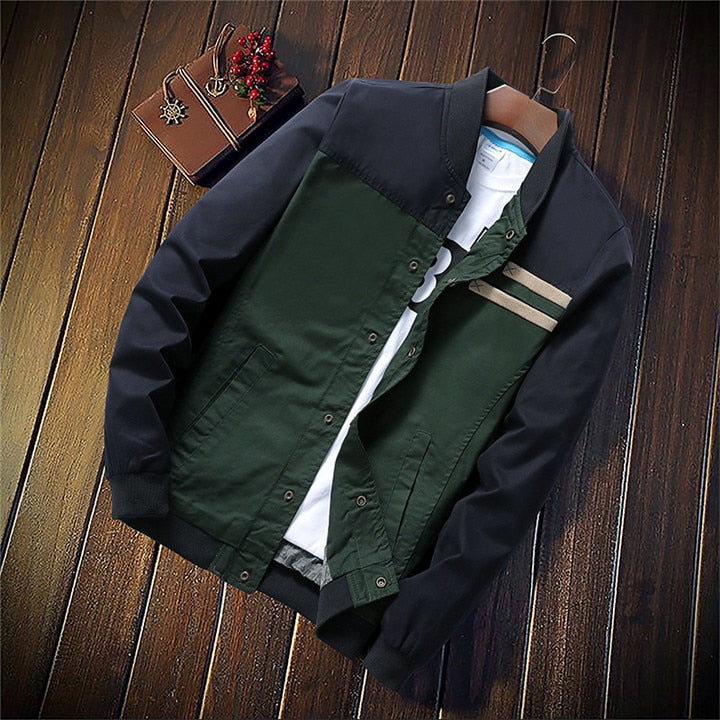 Mountainskin 4XL, nuevas chaquetas para hombre, abrigos militares de otoño para hombre, chaquetas informales ajustadas a la moda, prendas de vestir exteriores para hombre, uniforme de béisbol SA461