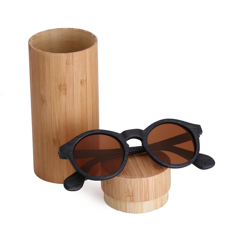 BerWer 2022 Fashion Polarized Sunglasses Women Bamboo Wooden Sun Glasses Man Oculos De Sol Feminino