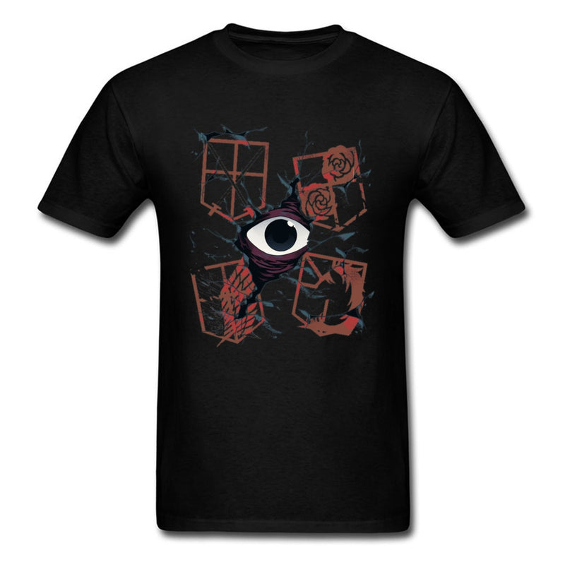 Captain T-Shirt Männer Survey Corps T-Shirt Angriff auf Titan T-Shirt Nagelneu Japan Anime Print Tops Baumwolle Großhandel T-Shirts XXXL