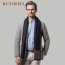 2018 Neues Design Karierter Schal für Männer 180x30cm Kaschmirschal Verdicken Sie den warmen Schal des Winters Schals für Papa und Freund Geschenke Lager