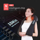 Shiatsu-Nacken-Rücken-Massagegerät mit Wärme, tiefes Knetmassagegerät, Schultern, Beine, Fuß, Ganzkörper, tragbares elektrisches Massagegerät, Heimbüro