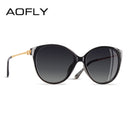 AOFLY BRAND DESIGN 2023 Trending Women Polarized CATEYE Sunglasses Ladies Sun glasses Driving Travel Eyewear Love Temple UV400