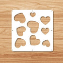 12-teilige 29 x 29 cm hängende Paravents Wohnzimmer Teile von Paneelen Trennwand Kunst DIY Dekoration weißes Holz Kunststoffgarn