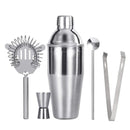 UPORS Edelstahl-Cocktail-Set 550 ml/750 ml Cocktail-Shaker-Set mit Stößel, Jigger, Barlöffel, Eiszange, Barkeeper-Kit, Bar-Set