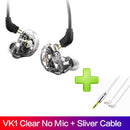 Neuer QKZ VK1 4DD In-Ear-Kopfhörer HIFI DJ Monito Laufsport-Kopfhörer Ohrstöpsel-Kopfhörer-Ohrhörer ZS10 ZS6 fone de ouvido audifonos