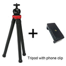 GAQOU Tragbares Stativ Flexible Octopus Reise Mini Handy Stativhalterung Einbeinstativ Selfie Stick Für iPhone DSLR Kamera Gopro